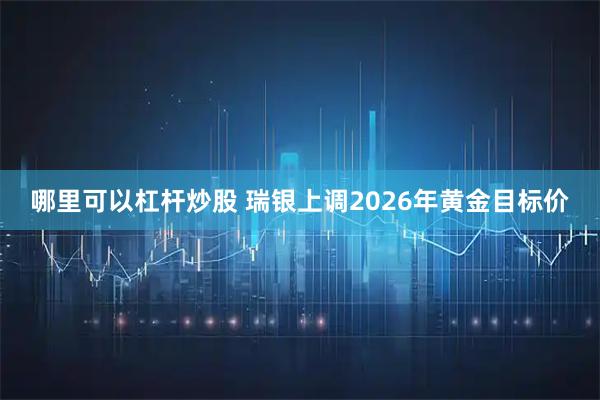哪里可以杠杆炒股 瑞银上调2026年黄金目标价